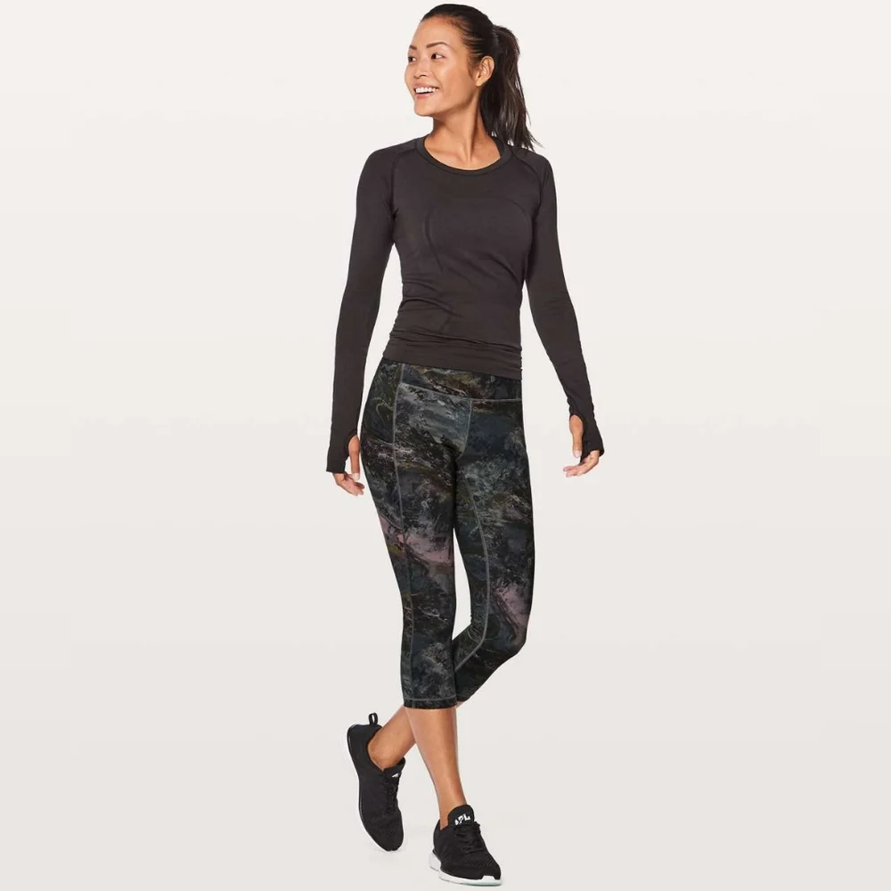 Lululemon Speed Up Crop 21" 6 Radiant Multi Color - Picture 1 of 13